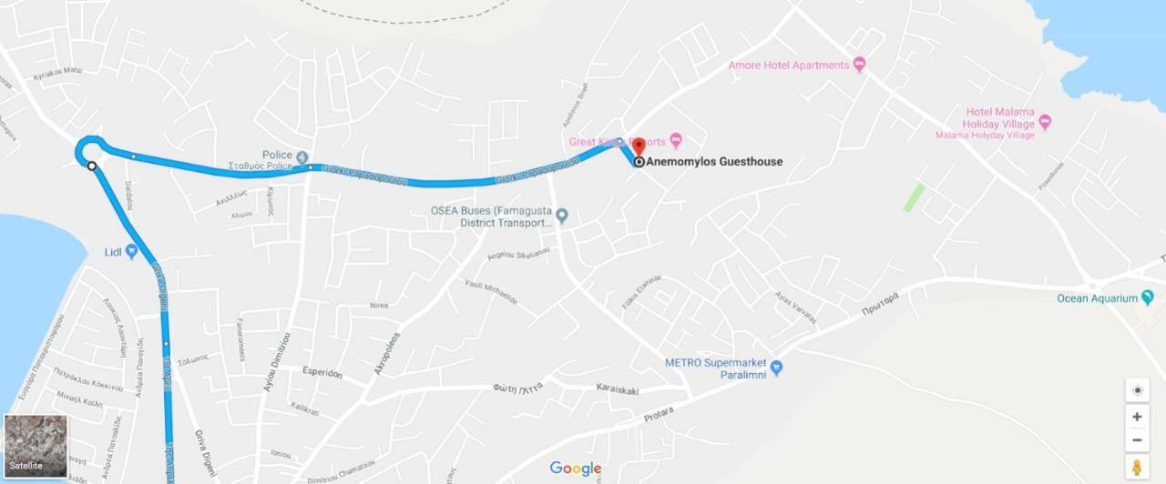 Anemomylos Guesthouse Paralimni Dış mekan fotoğraf